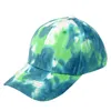 Mode tie-dye dégradé imprimé parasol snabpack chapeau homme et femme casquette de baseball d'été