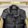 Mode Männer Winter Unten Mäntel Mantel Parkas Jacken Druck Brief Streetwear Gepolsterten Mantel