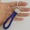 Rhinestone Crystal Keychain Creative New Key Chains Purse Messenger Bag Ryggsäck Hänge 18 Färger Partihandel