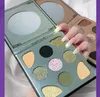 Maffick Samsung Civilisation Matte Eyeshadow Palett, Prism Pro 9 Färger Pigmenterad Shimmer Glitter Eye Shadow Palette Blendabable Långvarig Halloween Makeup Kit