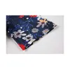 Summer Women's Clothing Crop TOP Female Shirt Vintage Fashion Blouses Tunic Retro Floral Pattern Women's Shirt Drawstring 210529