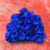 Colors Three-dimensional Petal Swimming Caps For Long Hair Outdoor Women Flowers Design Cap Delicate205d