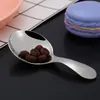 Small Stainless Steel Spoon Mini Coffee Tea Spoon Metal Spice Sugar Salt Scoop Kids Ice Cream Spoon RRE11289