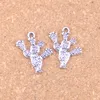 63pcs Antique Silver Bronze Plated cactus desert Charms Pendant DIY Necklace Bracelet Bangle Findings 23*20mm