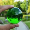 Novelty Items 40MM Asian Rare Natural Green K9 Crystal Ball Magic Sphere Healing Stone Decor