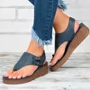 Women Sandals 2021 New Women Heels Sandals Platform Wedges Shoes For Women Summer Sandalias Mujer Casual Flip Flops Plus Size 43 K78