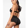 Sexy Lingerie Pyjama Prant Ensemble Chaud Érotique Soutien-Gorge Col En V Sans Manches + Shorts Pour Femmes Sous-Vêtements Pyjama Pour Femme Drop Shipping Q0706