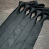Bow Ties Klasik 8 cm Siyah Kravat Erkekler İçin Kadınlar Resmi İş Düğün Kravat Yüksek Kaliteli Elbise Elbise Erkek Hediyesi