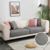 Jacquard Dikke Sofa Kussen Cover Corner Funiture Protector Seat Slip Elastische Solid Color Couch 211116