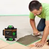 16 linjer 4D Laser Level Cross Line Industriell utrustning Självutjämning Multipurpose nivåer Lasrar Horizon Vertikal Measure