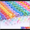 6 Teile/los Regenbogen Farbe Nettes Mädchen Lockenwickler Styling Werkzeuge Roller Wartung Die Prinzessin Zubehör Tzjrs Flechter Ttzs6