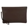 Lo último en bolso tipo sobre para hombre y mujer, cartera con tarjetero, cartera informal con 1 color, marca Case2564