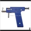 Pro Steel Ear Nose Navel Body Gun Tool Kit 98 Stks Instrument Studs Set Blue Drop EO1HF Kits 7BMB6
