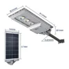 300 W superhelle LED-Solar-Straßenlaterne, 2835 SMD, klare Linse, Bewegungsmelder, für den Außenbereich, Garten, Sicherheit, mit Mast