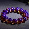 Beaded Strands Natural Multi-meter Water Purification Violet Blue Amber Bracelet Beeswax Bead Couple Men And Women Kent22