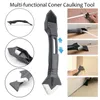 3 IN1 Стеклянный угол клеевой угла скребка Caulking Tool Shovel Binder Многофункциональный резиновый лопаткулярный силиконовый удаление уголкой шов Shovel