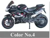 2021 New Arrivals Mini Motocykl 4-suwowy Sportowy Mały Lokomotywa Średni Moto Rower Hand Start 49CC 50CC Benzyna Motobike Kart Dzieci Gifts Racing Motorbike