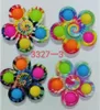 Fidget Décompression Jouet Pousser Simple Dimple Fidgets Jouets Plus 5 Côtés Jouer Jeu Anti Stress Spinner Coloré