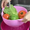 Mixing Salad Tools Bowls PP Measuring Spoons Drain Basket Bowl Home Storage Organizer Baking Cooking Kitchen Tool 8pcs/Set