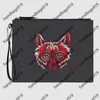 Pochette pour homme Portefeuille Mode All-match Embrayages Sac à main Grande capacité Enveloppe Sacs Classique Imprimé Zipper animal Broderie Motif Sacs à main multifonctionnel