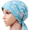 Chemo Hat Kvinnans stretchiga Beanie Bandana Turban Cap Skull Caps Head Wrap Headscarf för cancer, Alopecia Hårförlust
