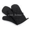 Oven Mitts Heat Resistant Microwave Glove Cotton Linen Baking BBQ Non-slip Kitchen Cooking Tools