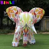 Stage Colorful Large Inflatable Elephant Cartoon Decoration For Party/Event/Concert