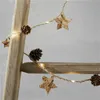 2m 20 Led Copper Wire Pine Cone Light Christmas Decorations for Home Tree Kerst Natal Navidad Noel 211019