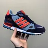 2021 Originais Zx750 Sapatos Esportes Moda Camurça Patchwork Atlético de Alta Qualidade Atacado zx 750 Tênis Respirável Confortável