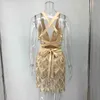 Sequin BodyCon платье мини-рождения платье для женщин Новые поступления сексуальные знаменитости клуб ночное вечеринка платье вечерняя оптовая торговля 210422