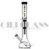 18 인치 물 담뱃대 유리 비커 봉 물 파이프 Dab Rig Matrix Perc Percolators Heady pipes Bongs Quartz Banger Oil Rigs Bubbler