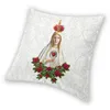 CushionDecorative Pillow Fashion Our Lady Of Fatima Virgin Mary Cushion Cover Sofa Home Decoration Portugal Rosary Catholic Squar2579884