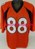 Mężczyźni Kobiety Młodzież Demaryius Thomas Custom szyte Orange Football Jersey XS-5xl 6xl