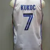 Nikivip Puertas Dintel Team Jugoslavija Yugoslavia Toni Kukoc #7 Retro baskettröja tröjor för män