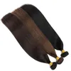 Бразильские пучки человеческих волос 1 пучок коричневого цвета HairWeaves Weft Цветные наращивания Remy Hair Blonde Red Wine 99J