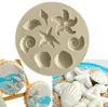 Shell Zee Fondant Schimmel Conch Shell Ronde Siliconen Shell Bakvorm DIY Candy Cake Zeep Jelly Sorbet Chocolade Schimmel