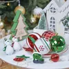Valery Madelyn 60パッククリスマスボールの装飾品スノーフレーク雪だるまクリスマスツリーぶら下げボールセットナビダード家の装飾211104