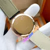 40mm Patrimony 81180 000R-9162 Miyota 8215 Automatic Mens Watch 81180 Black Dial Rose Gold Case Leather Strap Watches Timezonewatc263k