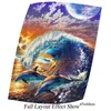 Malarstwo diamentów Art Dolphin Orca Wave 5D Igle robak haft wieloryb mozaiki wystrój domu ręcznie robiony obraz rhinestones3172
