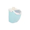 6kg Rice Storage Box Large Capacity Grain Cereal Dispenser Flip Lid Food Organizer Container Kitchen Rice Storage Box Flip Cover 5499 Q2