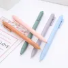 Bolígrafos de Gel, 1 pieza, bolígrafo bonito de Lytwtw, creativo Macaron Morandi, prensa de Color, regalo de oficina, suministros escolares, papelería, Kawaii divertido