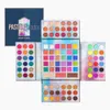 105 Pressad Powder Eyeshadow Palette Eye Shadow Full Color Brighten Shimmer Matt Lätt att bära Skönhetsglaserad Pastell Paradise Makeup Palett