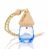 Perfume de voiture Pendentif Pendre d'huile essentielle Diffuseur 9 couleurs Vêtements de sac Ornements Fraiseurs d'air Pendant Perfume de bouteille en verre vide 9075230