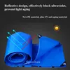 Ombra Blu Spessa 0.45mm PE Tela cerata Panno antipioggia Sole Vela Barca Auto Camion Baldacchino Telo Telo Campeggio Impermeabile