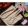 Perles réelles, longs bijoux de pull hiver / printemps / été / automne Collier de perle noué de bijoux en vente !!! 220214