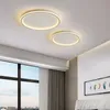 Rund LED -taklampor Modern matsal LED -ljuspanel f￶r barns sovrum inomhus fixturer Hall dekorativ lampa
