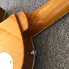 Guitare électrique de style nouveau 2021, une pièce de cou et de corps, reliure de frettes, guitare électrique en érable éclaté de miel