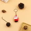 Porte-clés de poupée de noël en PVC, pendentif de dessin animé père noël, vente en gros, nouvelle collection