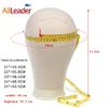 Alileader 11 Stks Pruik Maken Kit Canvas Blokhoofd Met Stand Mannequin Head DIY Dome Cap Kammen Naalden T Pins Draadklem