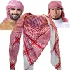 Handdoek mannen moslim hoofd sjaal islamitische gedrukte tulband Saoedi-Arabische cover biddende hoed plaid kostuums 135 * 135cm